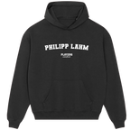 Philipp Lahm hoodie – red men's hoodie with white Philipp Lahm letters and Players Couture logo on the chest