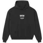 Zico hoodie – red men's hoodie with white Zico letters and Players Couture logo on the chest