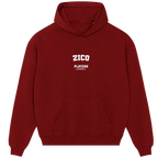 Zico hoodie – grey men's hoodie with black Zico letters and Players Couture logo on the chest