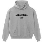 Arda Guler hoodie – navy men's hoodie with white Arda Guler letters and Players Couture logo on the chest