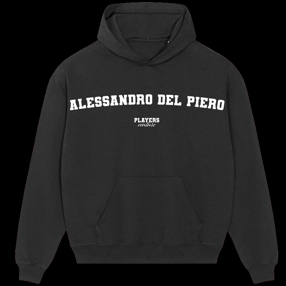 Alessandro Del Piero Players Couture Men's Casual Hoodie Black