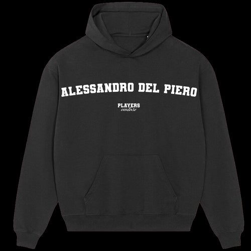 Alessandro Del Piero Players Couture Men's Casual Hoodie Black