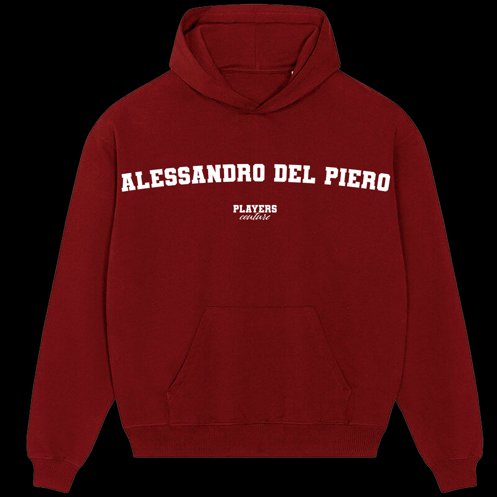 Alessandro Del Piero Players Couture Men's Casual Hoodie Red
