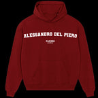 Alessandro Del Piero Players Couture Men's Casual Hoodie Red