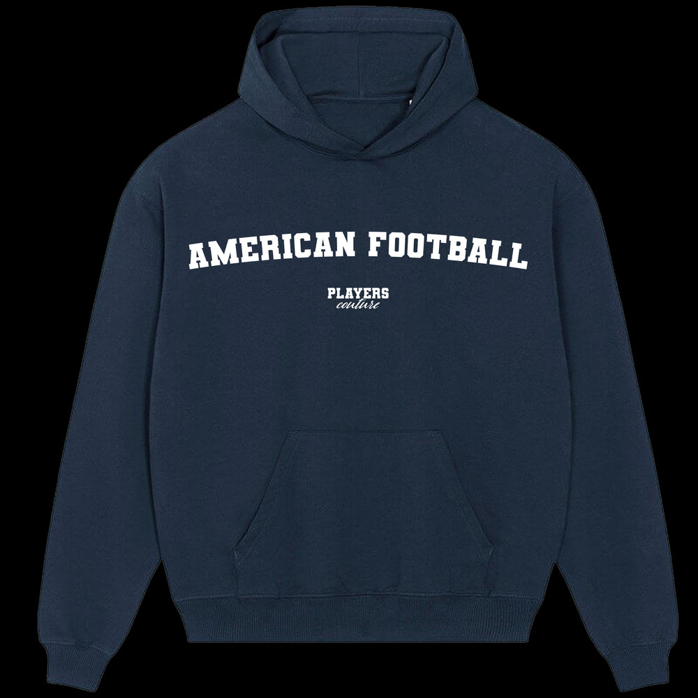 American Football Players Couture Men's Casual Hoodie Navy