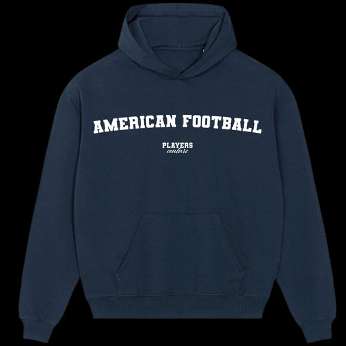 American Football Players Couture Men's Casual Hoodie Navy