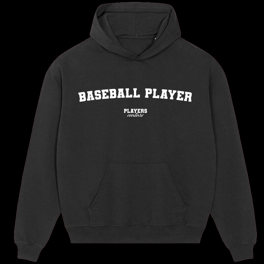 Baseball Player Players Couture Men's Casual Hoodie Black