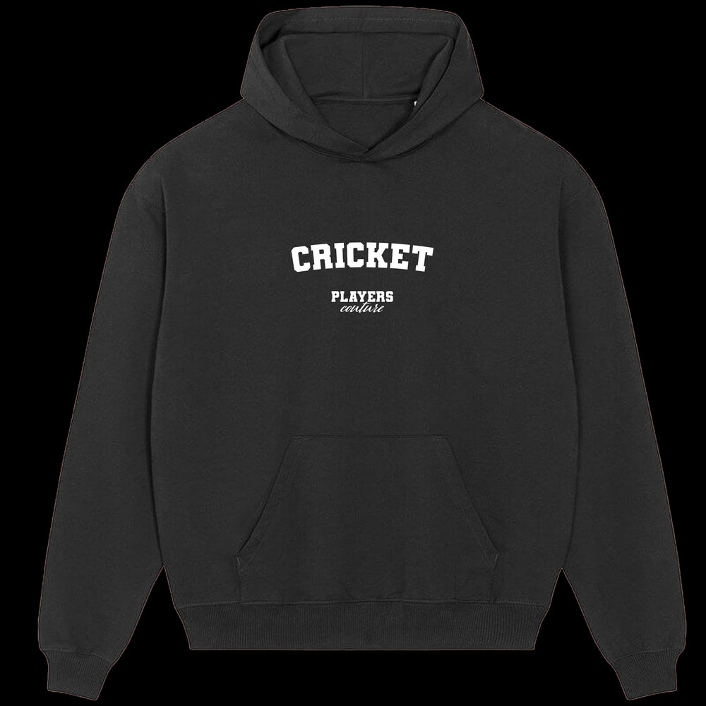 Cricket Players Couture Men's Casual Hoodie Black