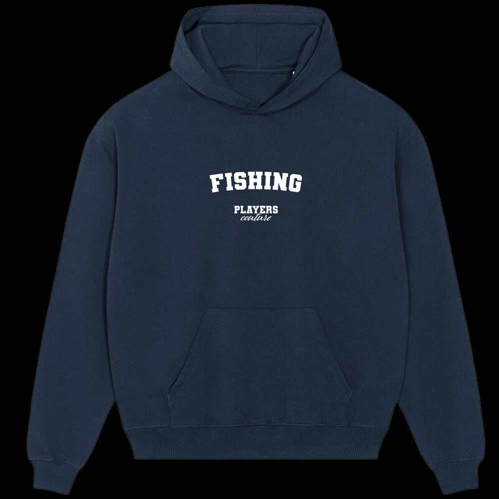 Fishing Players Couture Men's Casual Hoodie Navy