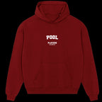 Pool Players Couture Men's Casual Hoodie Red