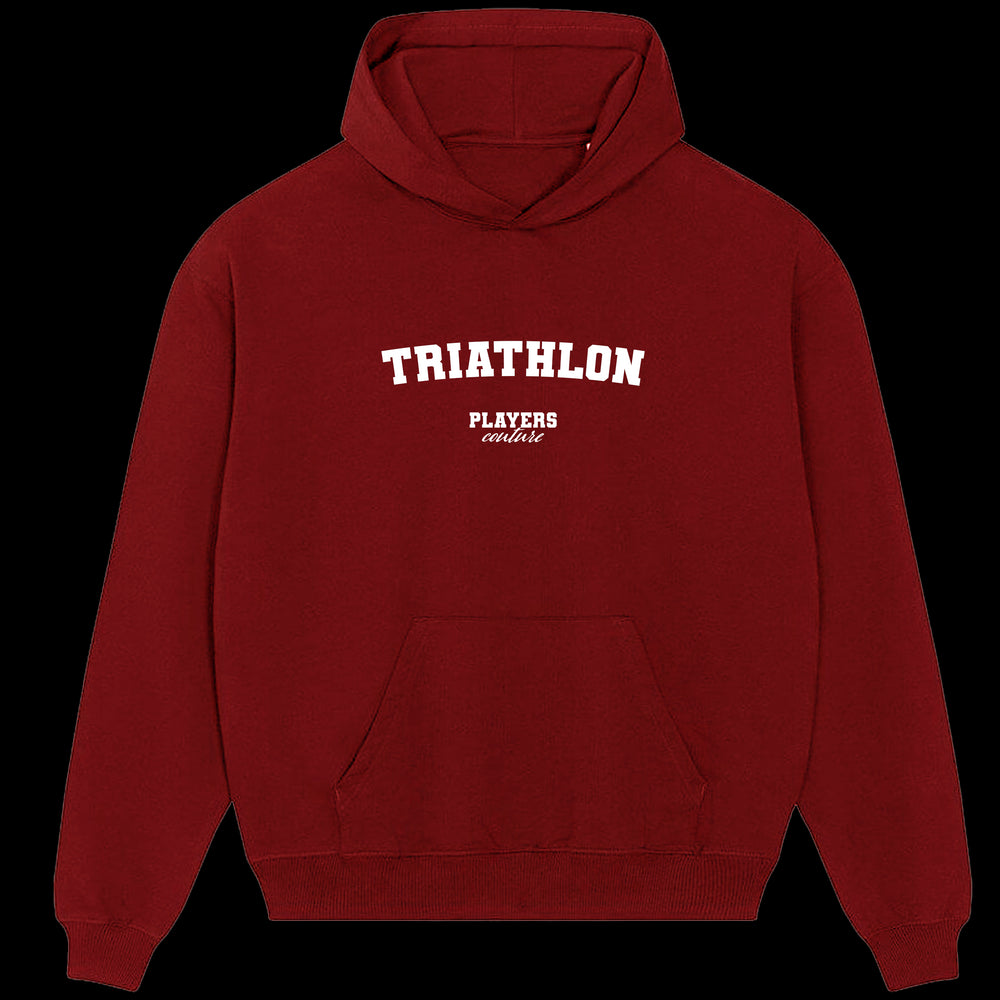 Triathlon Players Couture Men's Casual Hoodie Red