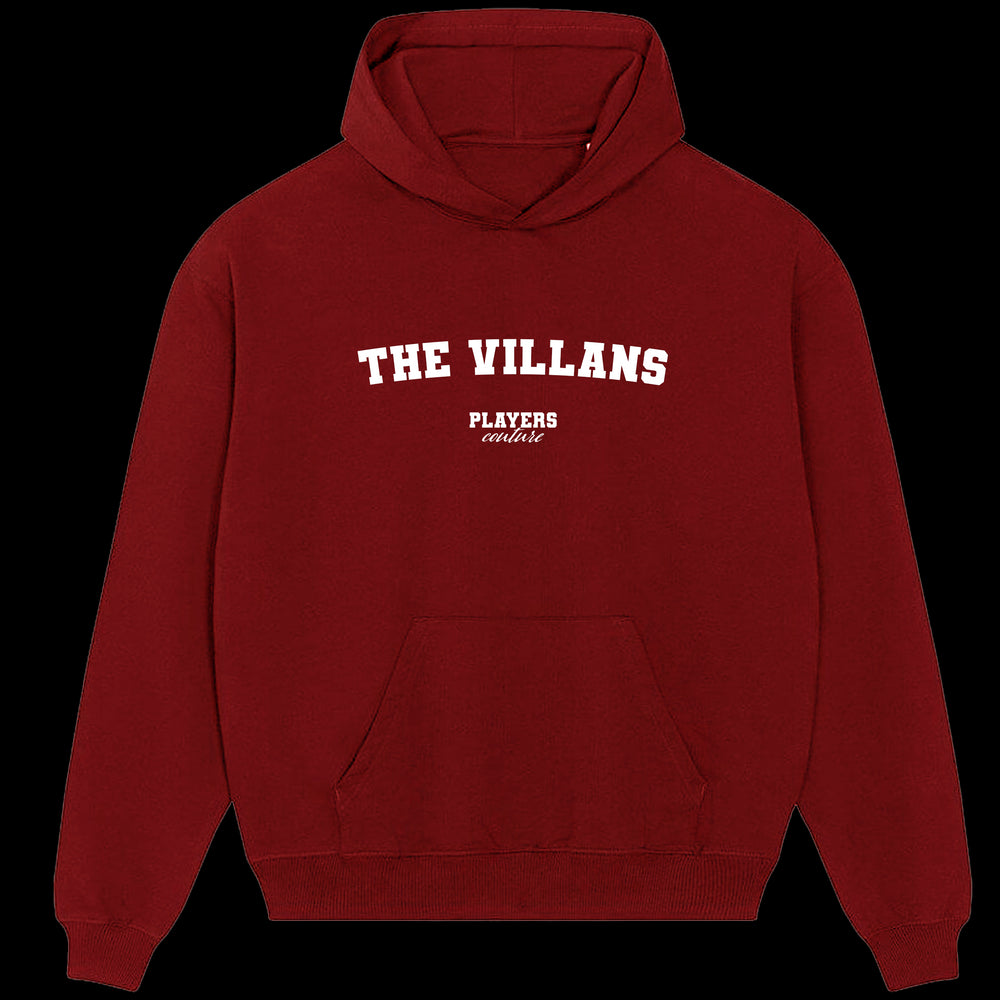 The Villans Players Couture Men's Casual Hoodie Red