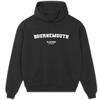 Bournemouth hoodie – navy men's hoodie with white Bournemouth letters and Players Couture logo on the chest