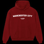 Manchester City Players Couture Men's Casual Hoodie Red