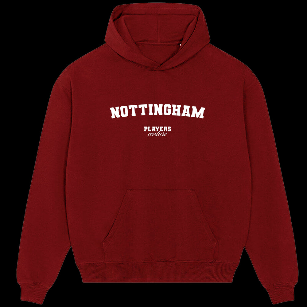 Nottingham Players Couture Men's Casual Hoodie Red