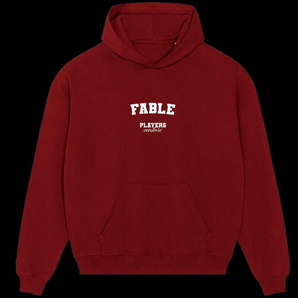 Fable Players Couture Men's Casual Hoodie Red