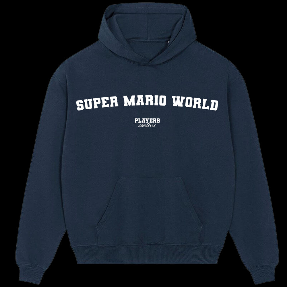 Super Mario World Players Couture Men's Casual Hoodie Navy