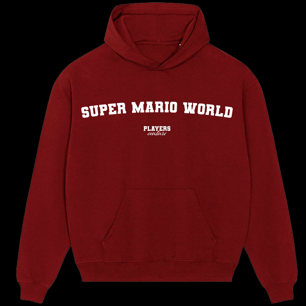 Super Mario World Players Couture Men's Casual Hoodie Red