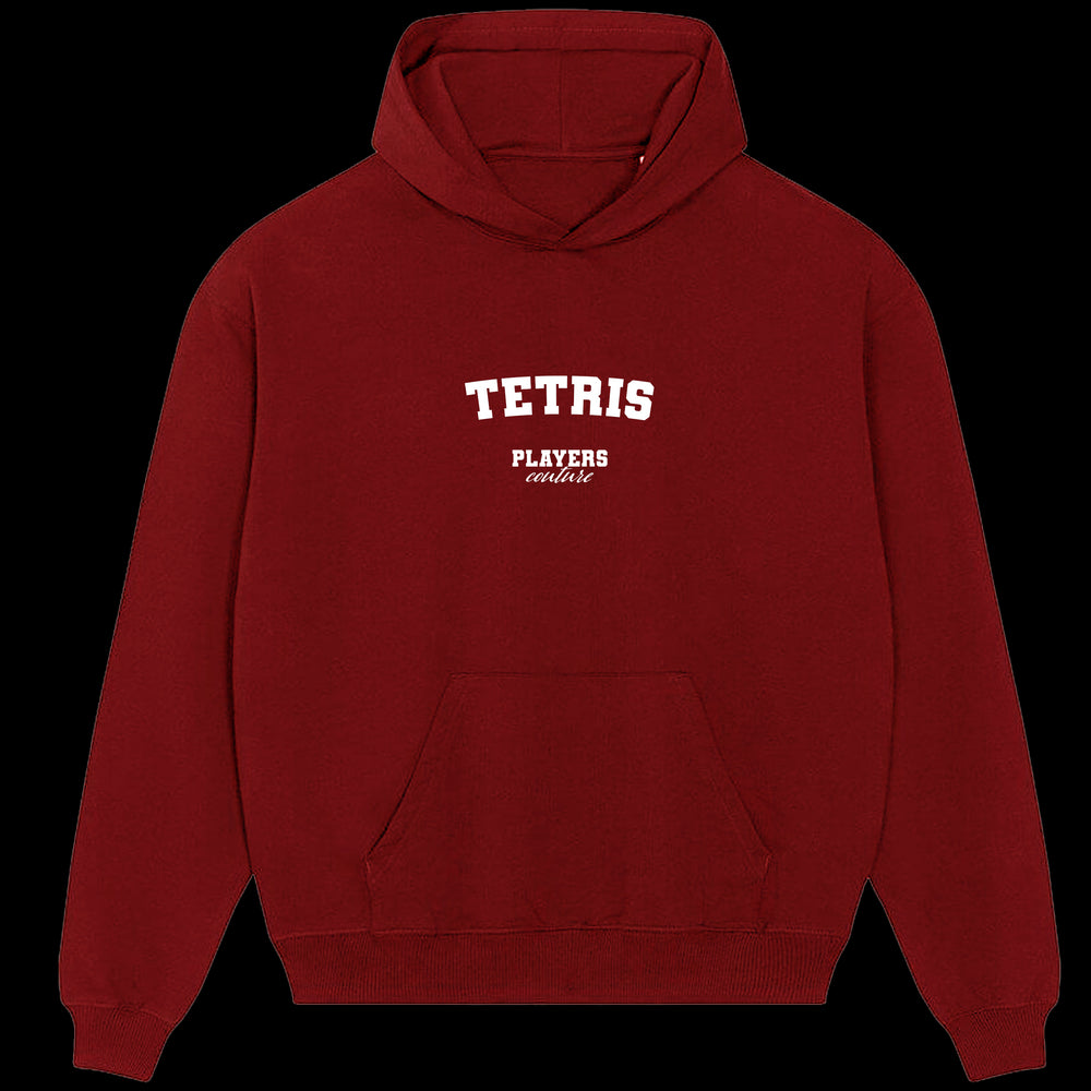 Tetris Players Couture Men's Casual Hoodie Red