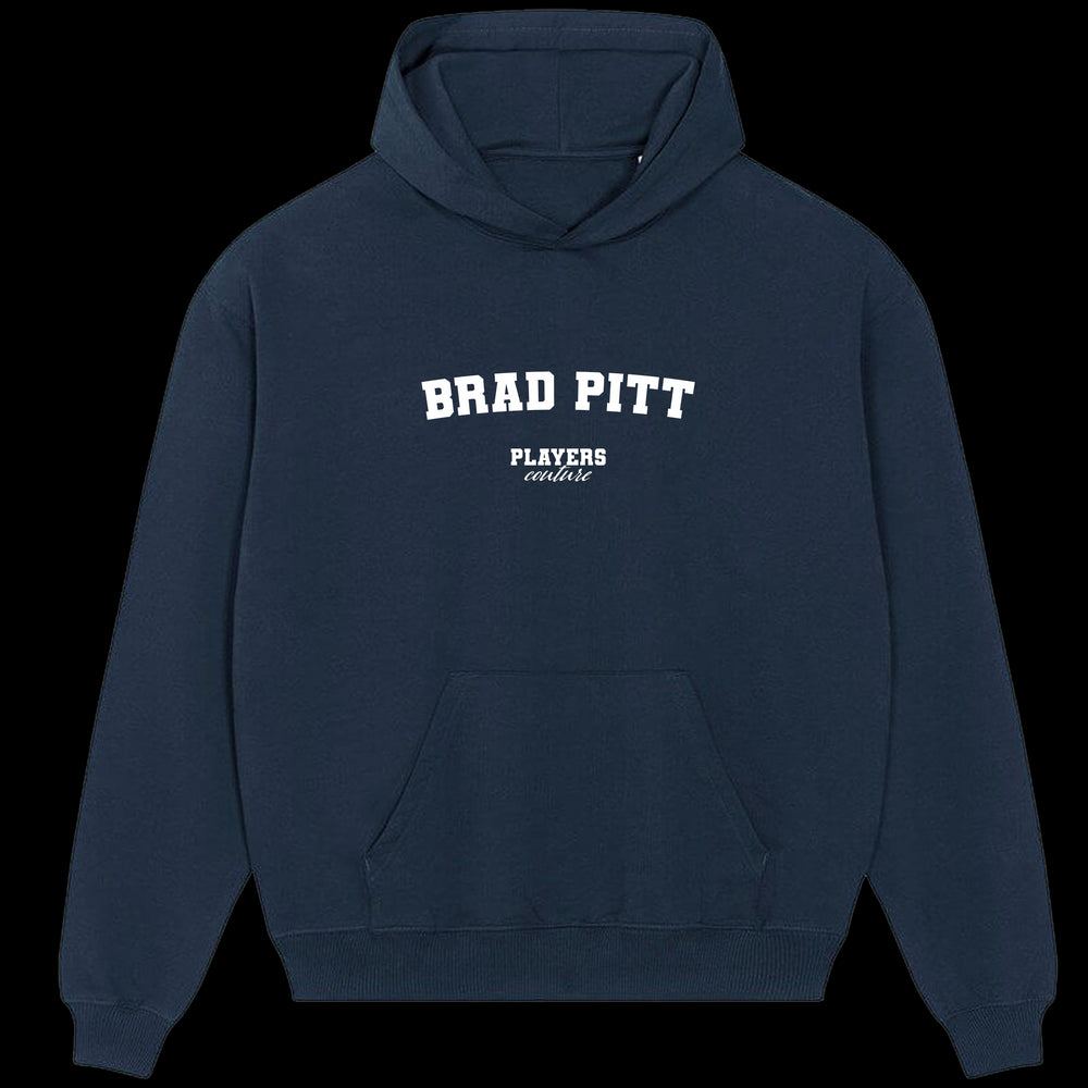 Brad Pitt Players Couture Men's Casual Hoodie Navy
