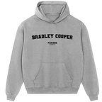 Bradley Cooper hoodie – navy men's hoodie with white Bradley Cooper letters and Players Couture logo on the chest