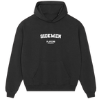Sidemen hoodie – navy men's hoodie with white Sidemen letters and Players Couture logo on the chest