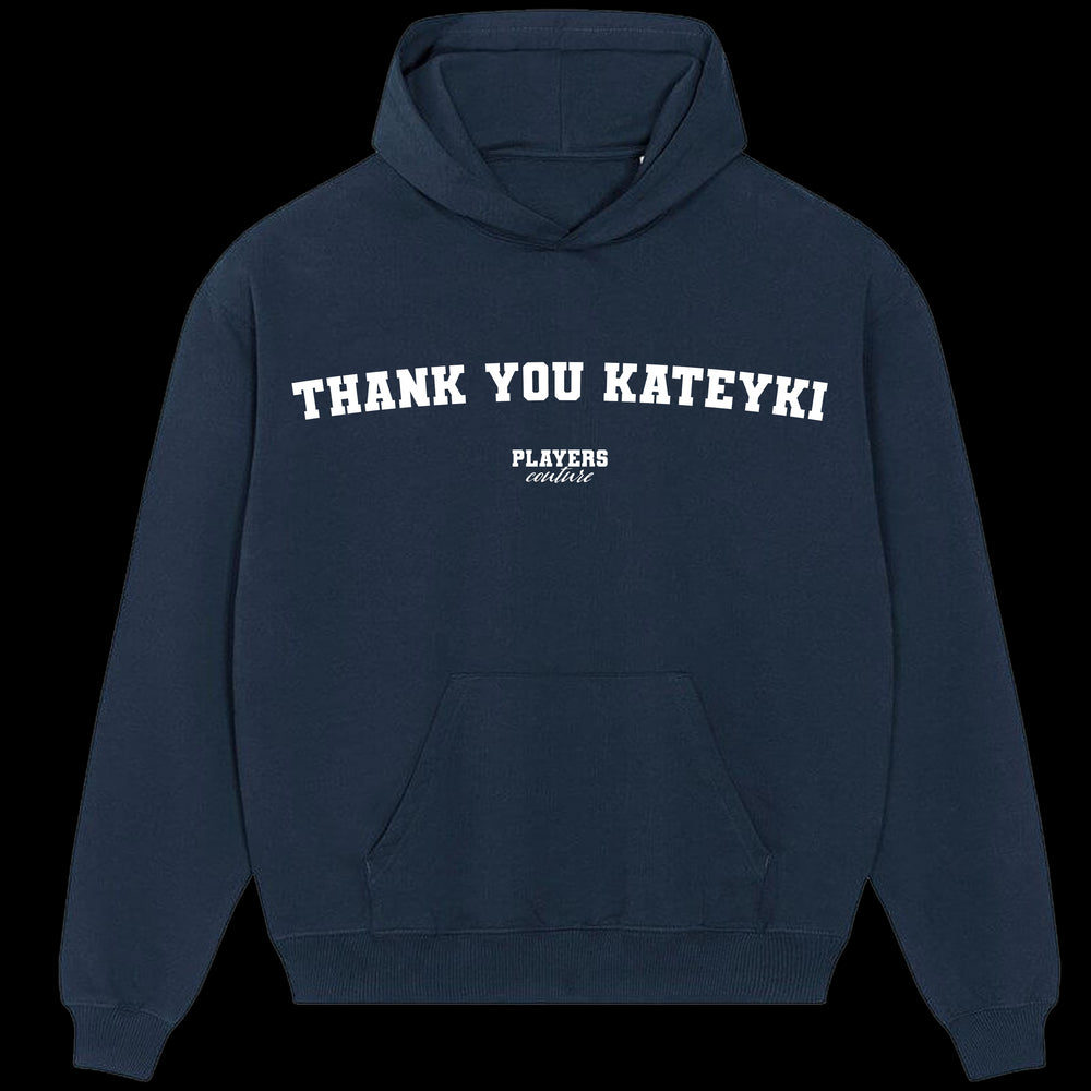 Thank You Kateyki Players Couture Men's Casual Hoodie Navy