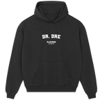 Dr. Dre hoodie – navy men's hoodie with white Dr. Dre letters and Players Couture logo on the chest