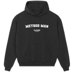 Method Man hoodie – grey men's hoodie with black Method Man letters and Players Couture logo on the chest