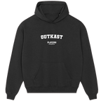 Outkast hoodie – navy men's hoodie with white Outkast letters and Players Couture logo on the chest