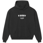 P.Diddy hoodie – red men's hoodie with white P.Diddy letters and Players Couture logo on the chest