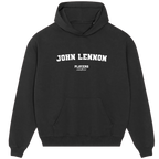 John Lennon hoodie – navy men's hoodie with white John Lennon letters and Players Couture logo on the chest