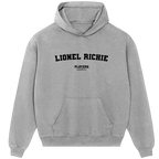 Lionel Richie hoodie – navy men's hoodie with white Lionel Richie letters and Players Couture logo on the chest