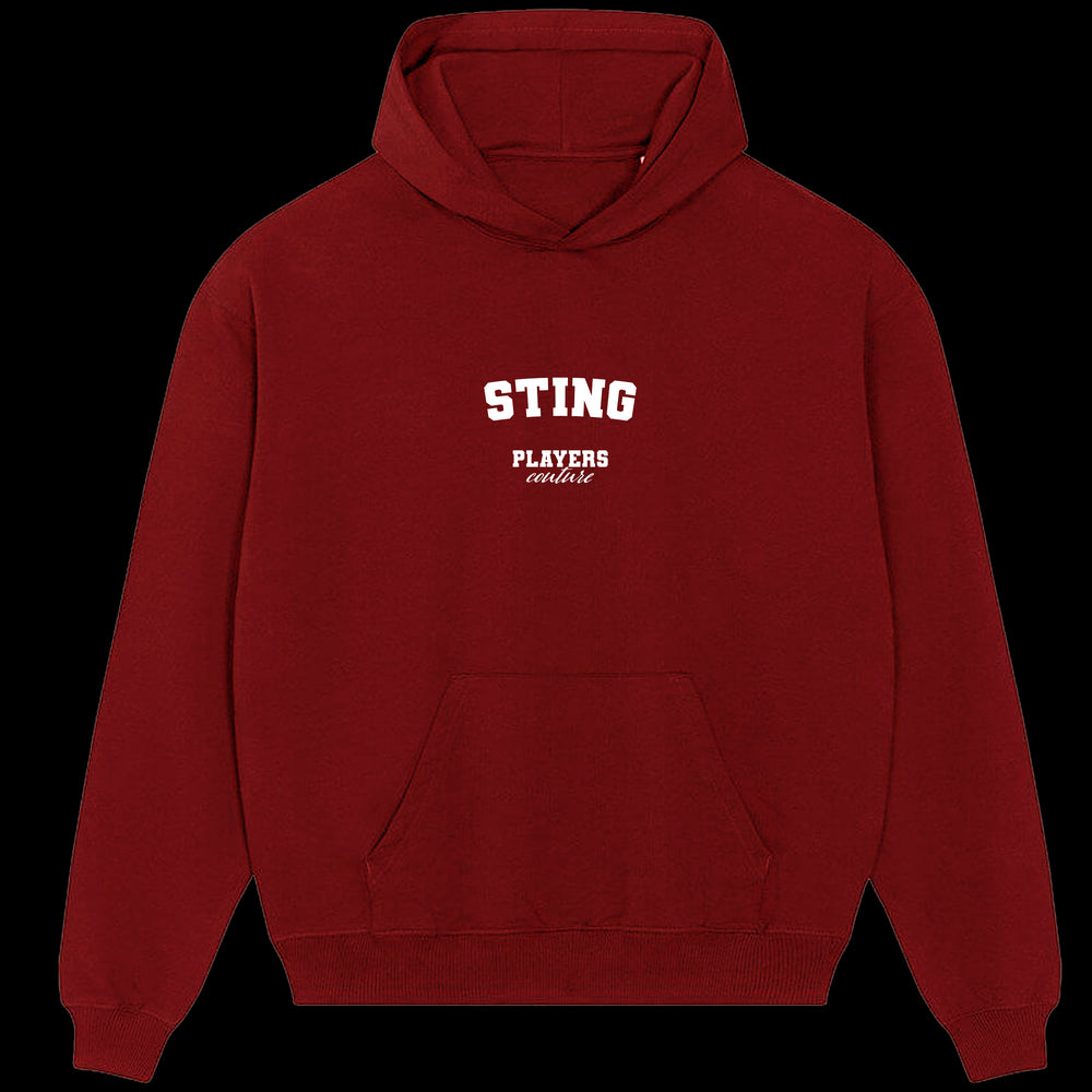Sting Players Couture Men's Casual Hoodie Red