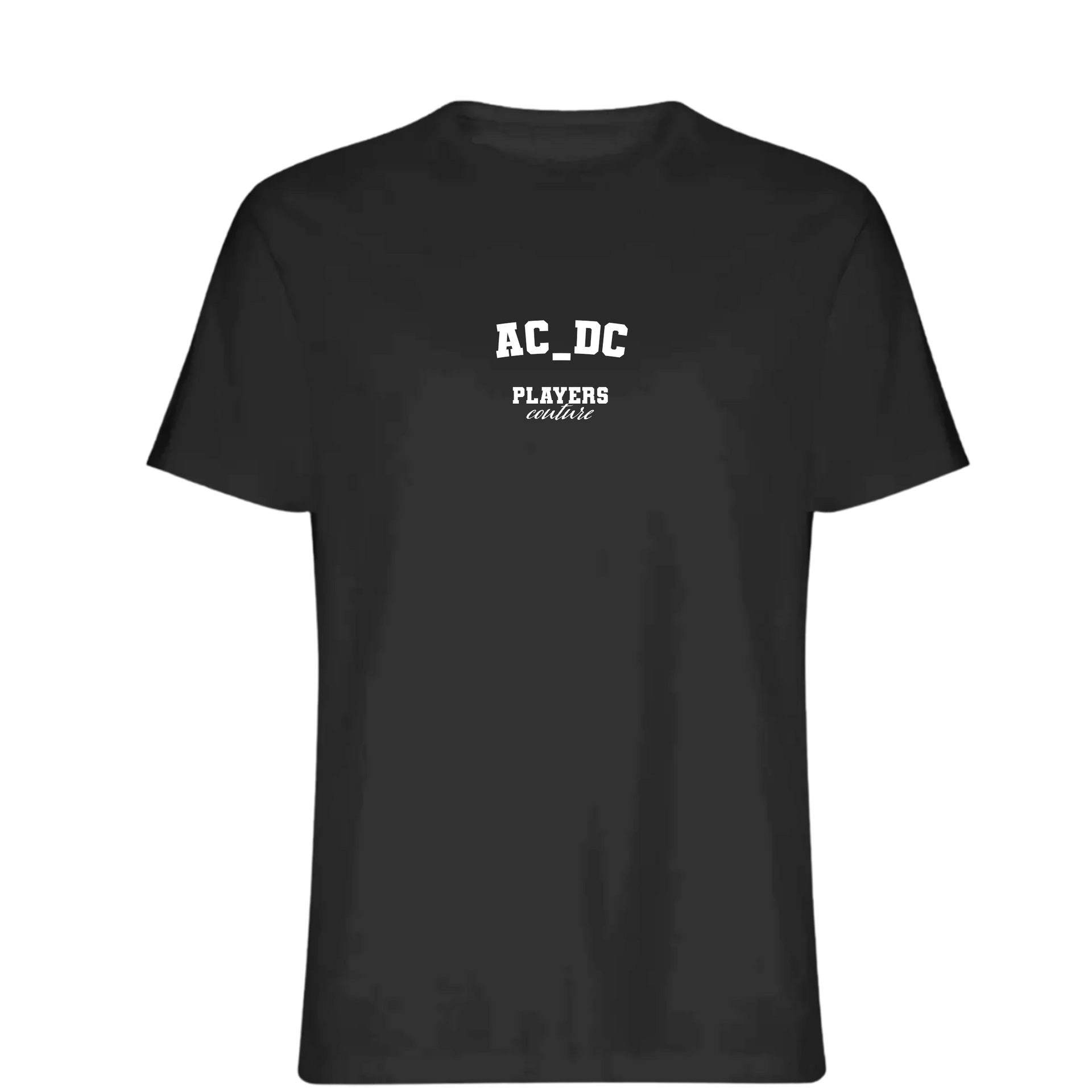 AC/DC Players Couture Mens T-Shirt Black
