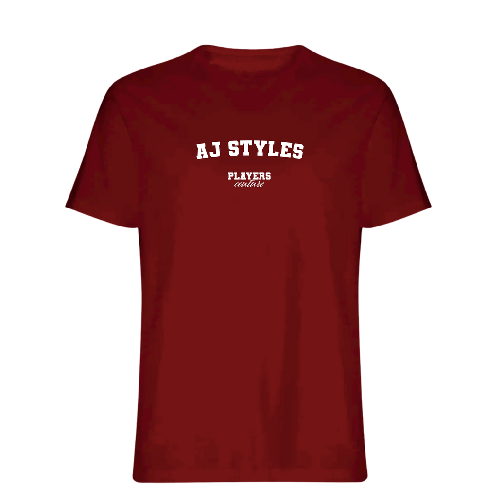 AJ Styles Players Couture Men's T-Shirt Red