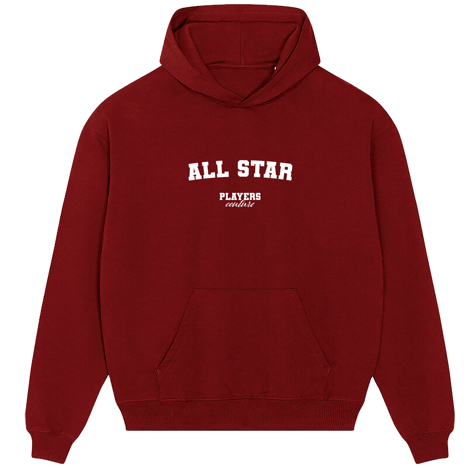 All Star Players Couture Men's Casual Hoodie Red