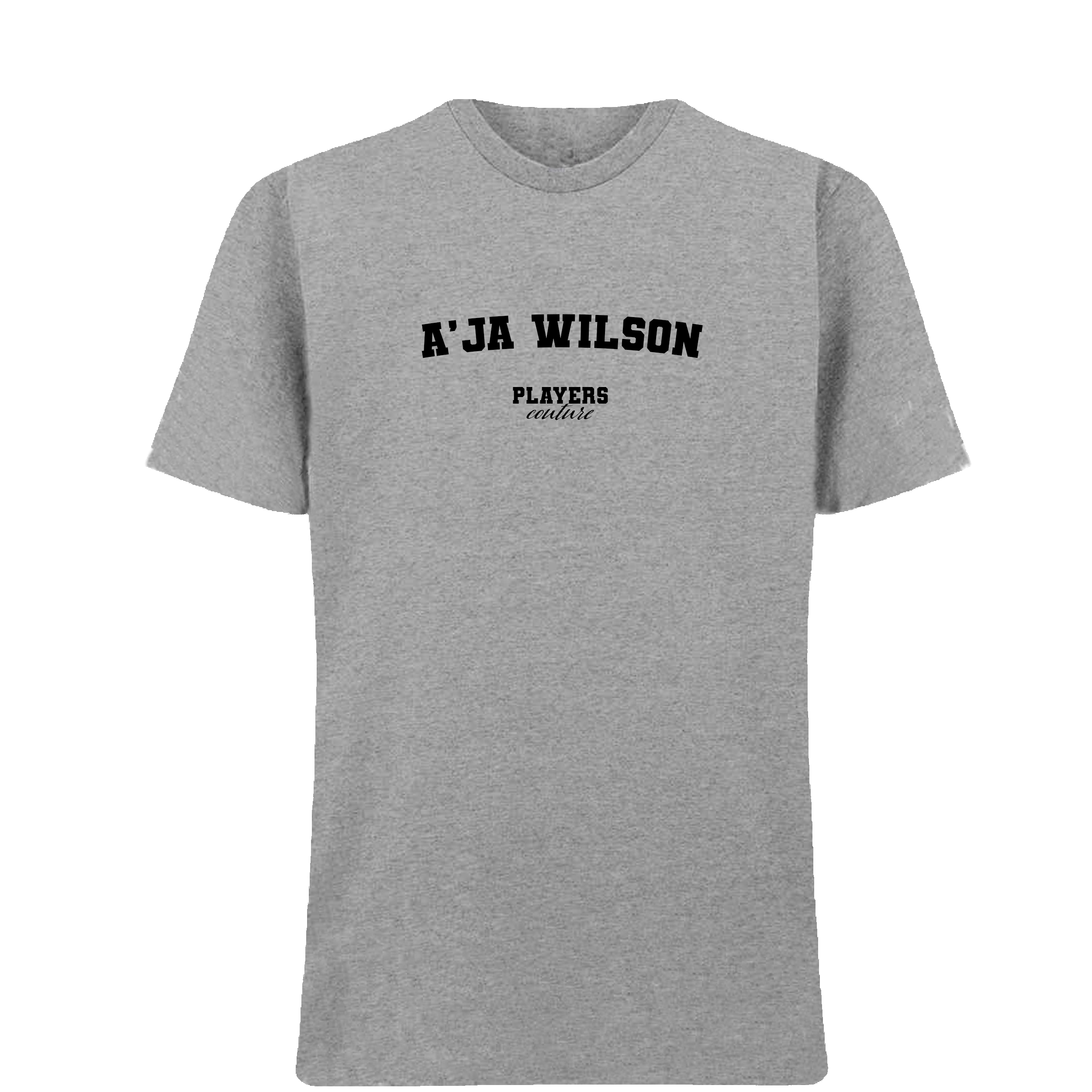 A'ja Wilson Players Couture Men's T-Shirt Gray