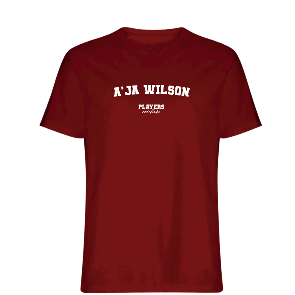 A'ja Wilson Players Couture Men's T-Shirt Red