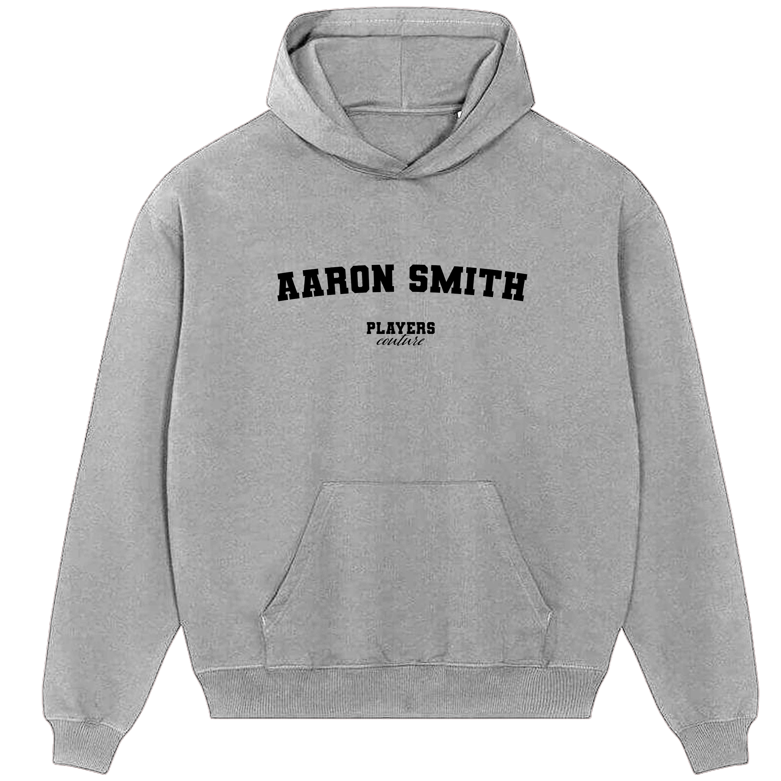 Aaron Smith Players Couture Men's Casual Hoodie Gray