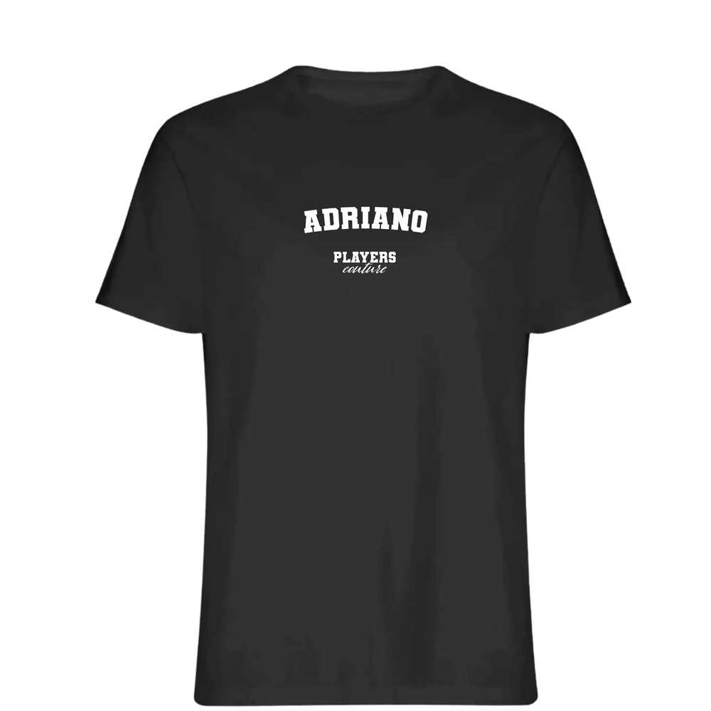Adriano Players Couture Mens T-Shirt Black