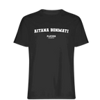 Aitana Bonmati t-shirt – black men's t-shirt with white Aitana Bonmati letters and Players Couture logo on the chest