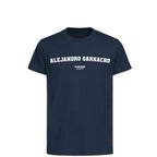 Alejandro Garnacho t-shirt – navy kids' t-shirt with white Alejandro Garnacho letters and Players Couture logo on the chest