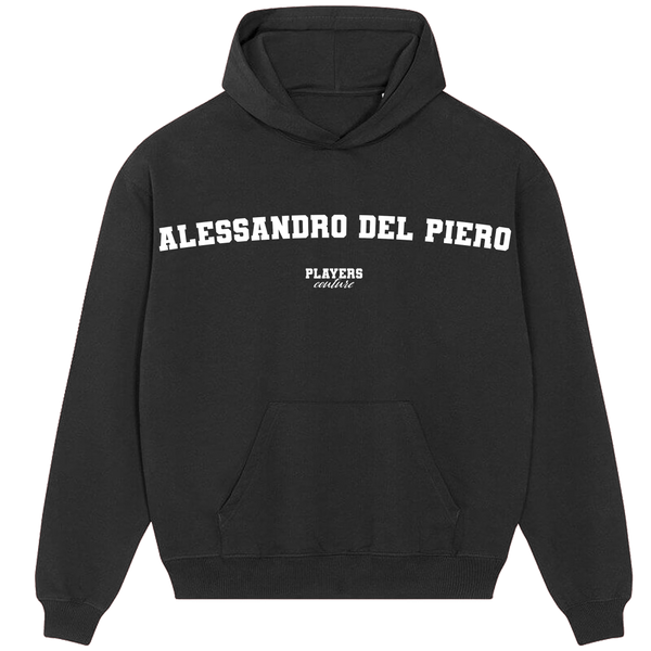 Alessandro Del Piero Players Couture Men's Casual Hoodie Black
