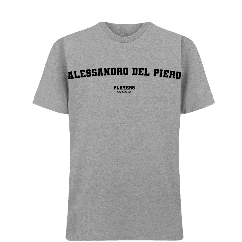 Alessandro Del Piero Players Couture Mens T-Shirt Gray
