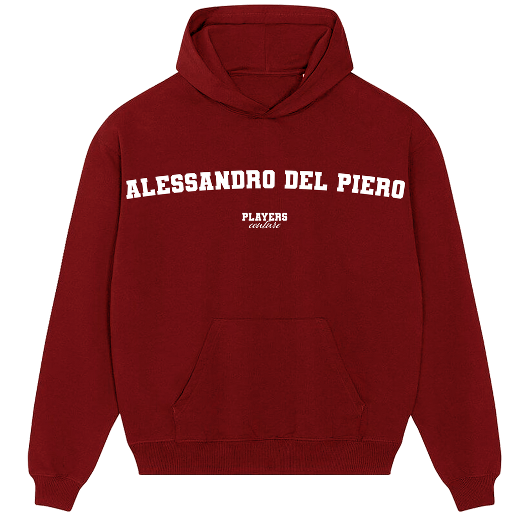 Alessandro Del Piero Players Couture Men's Casual Hoodie Red