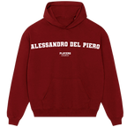 Alessandro Del Piero Players Couture Men's Casual Hoodie Red