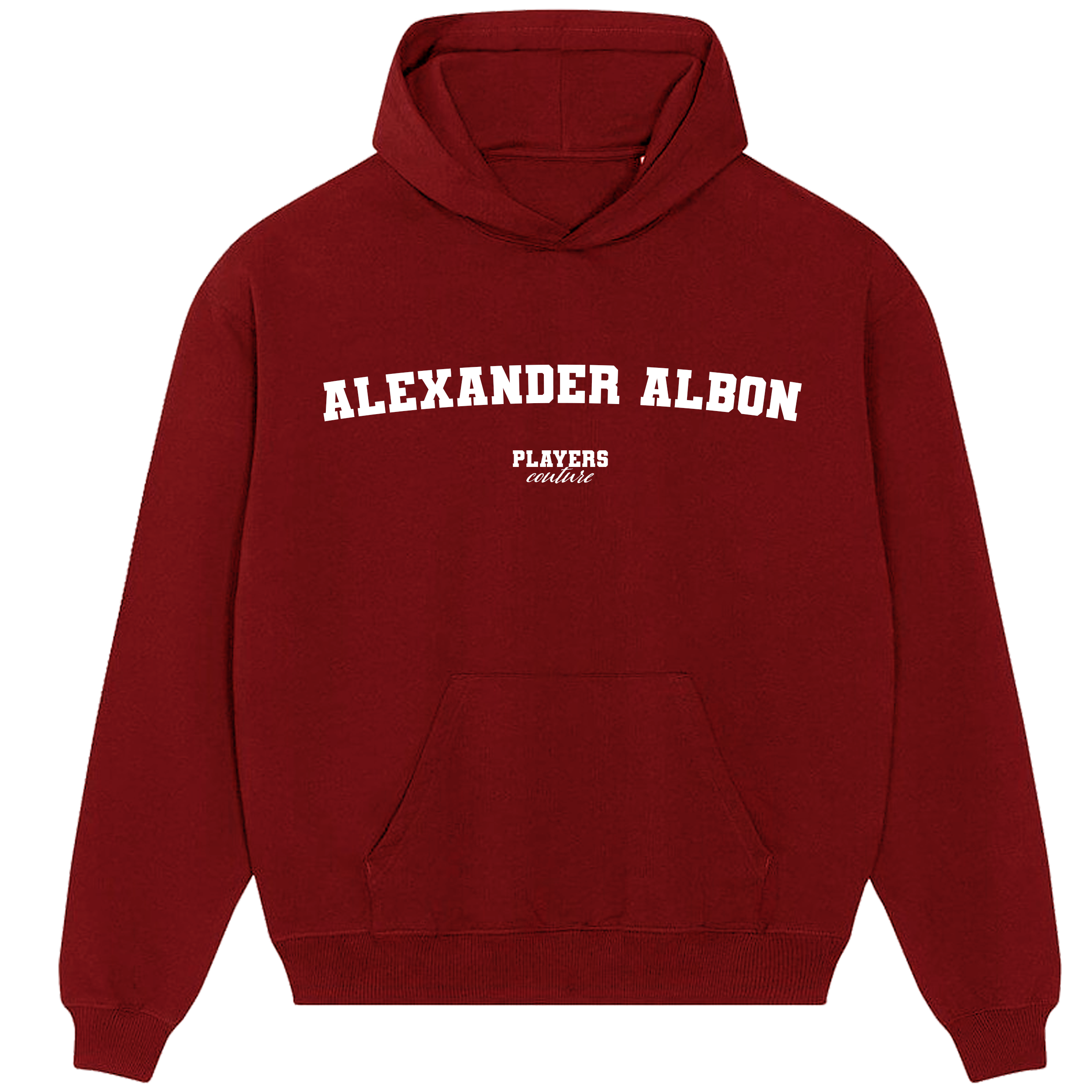 Alexander Albon Players Couture Men's Casual Hoodie Red