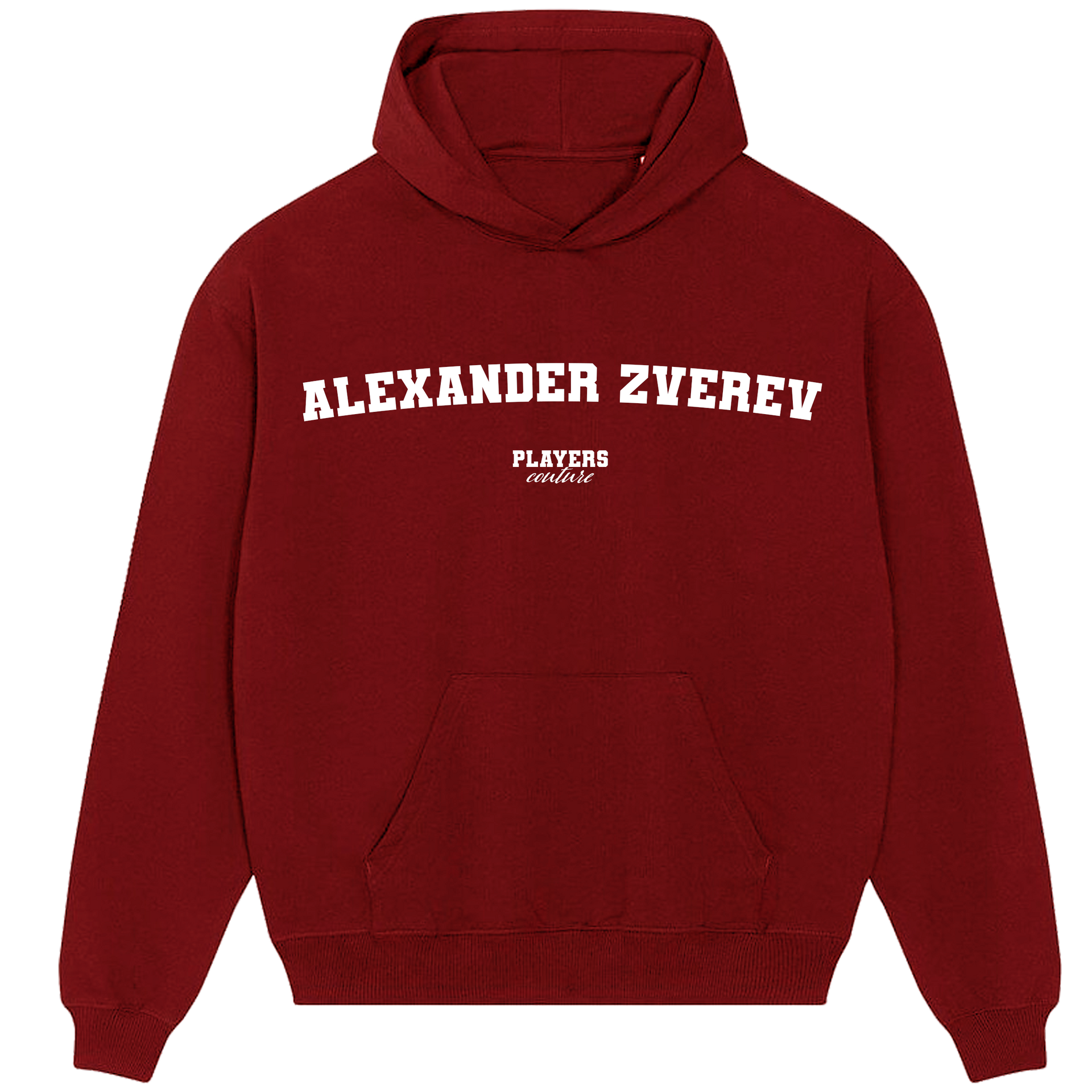 Alexander-Zverev Players Couture Men's Casual Hoodie Red