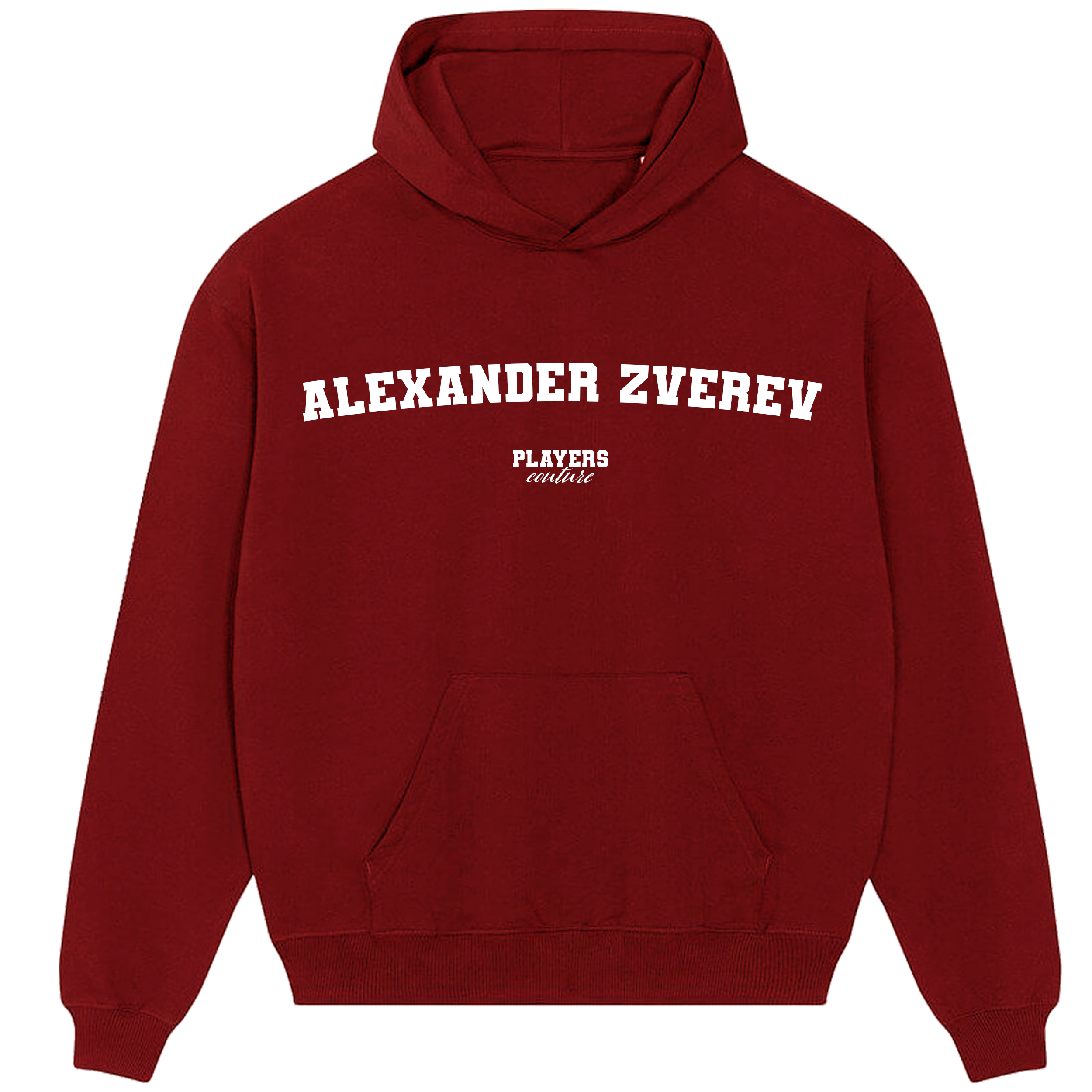 Alexander-Zverev Players Couture Men's Casual Hoodie Red